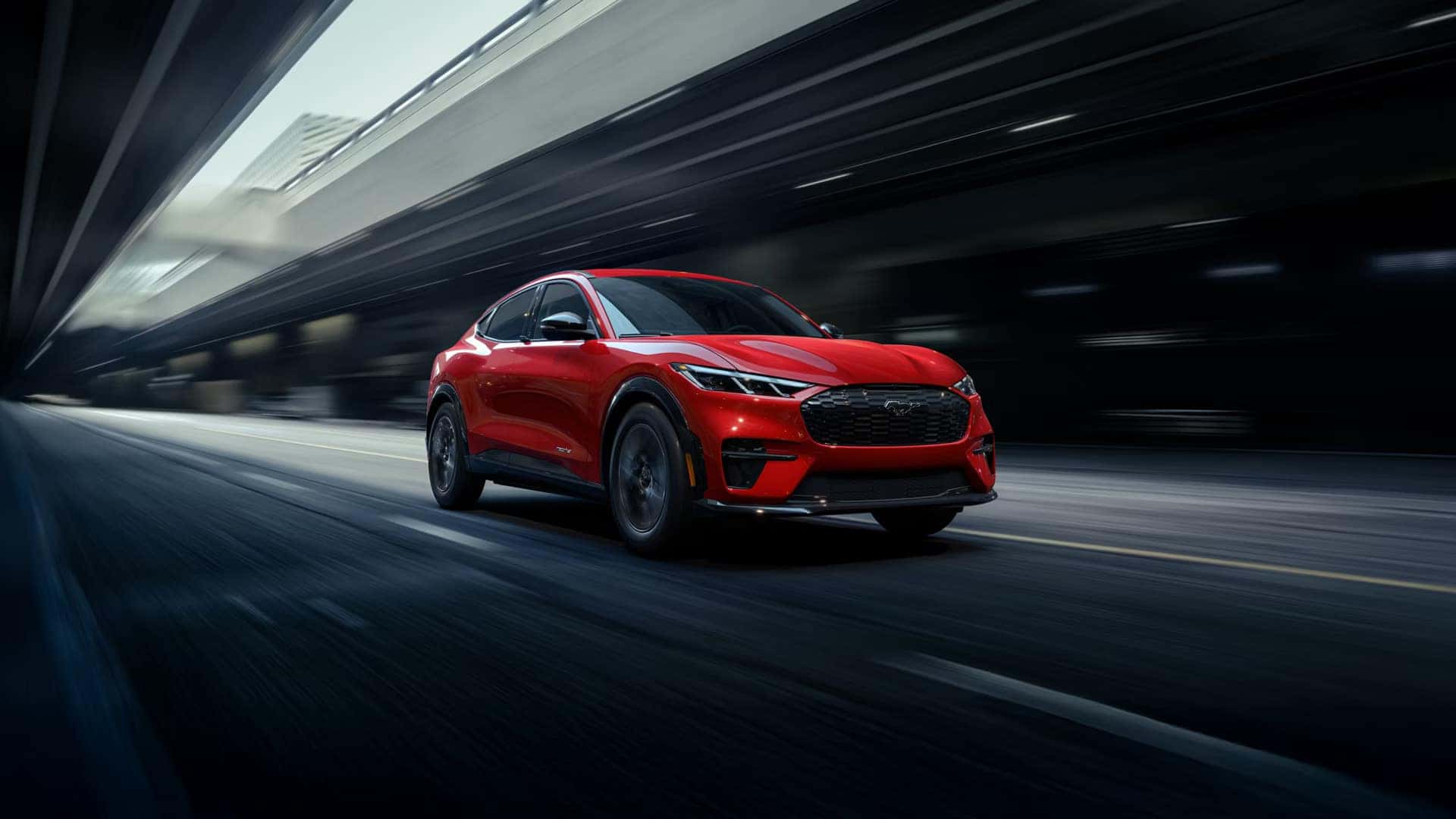 2026 Ford Mustang Mach-E Driving in Muncie