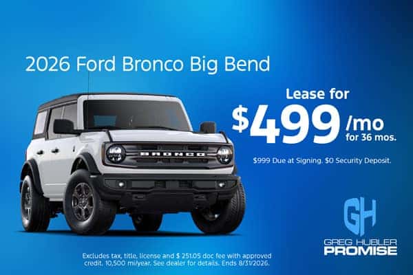 2026 Ford Bronco Big Bend