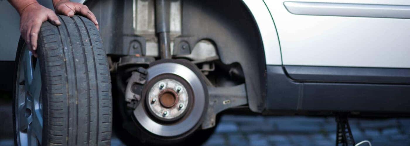 Ford Mach-E tire rotation and 10,000-mile service inspection