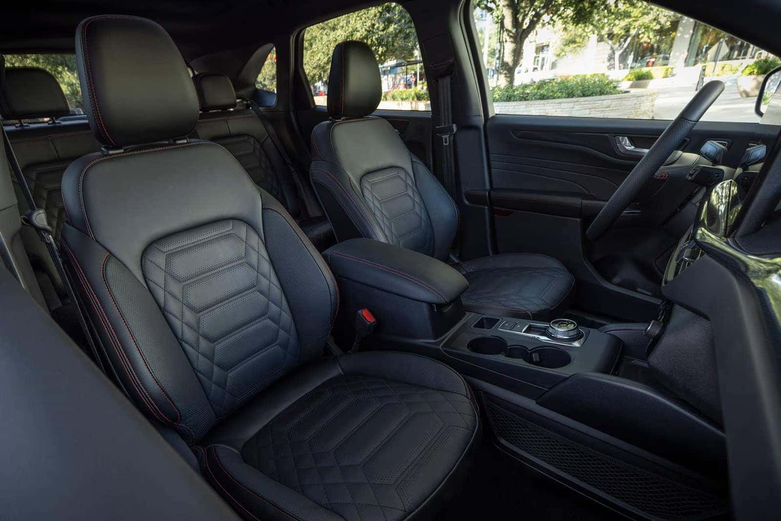 Interior of a ford escape.