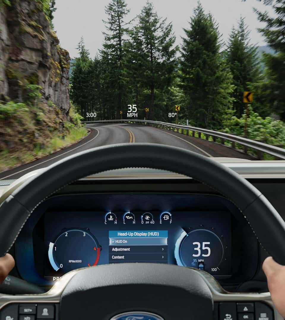 Ford F-150 heads up display