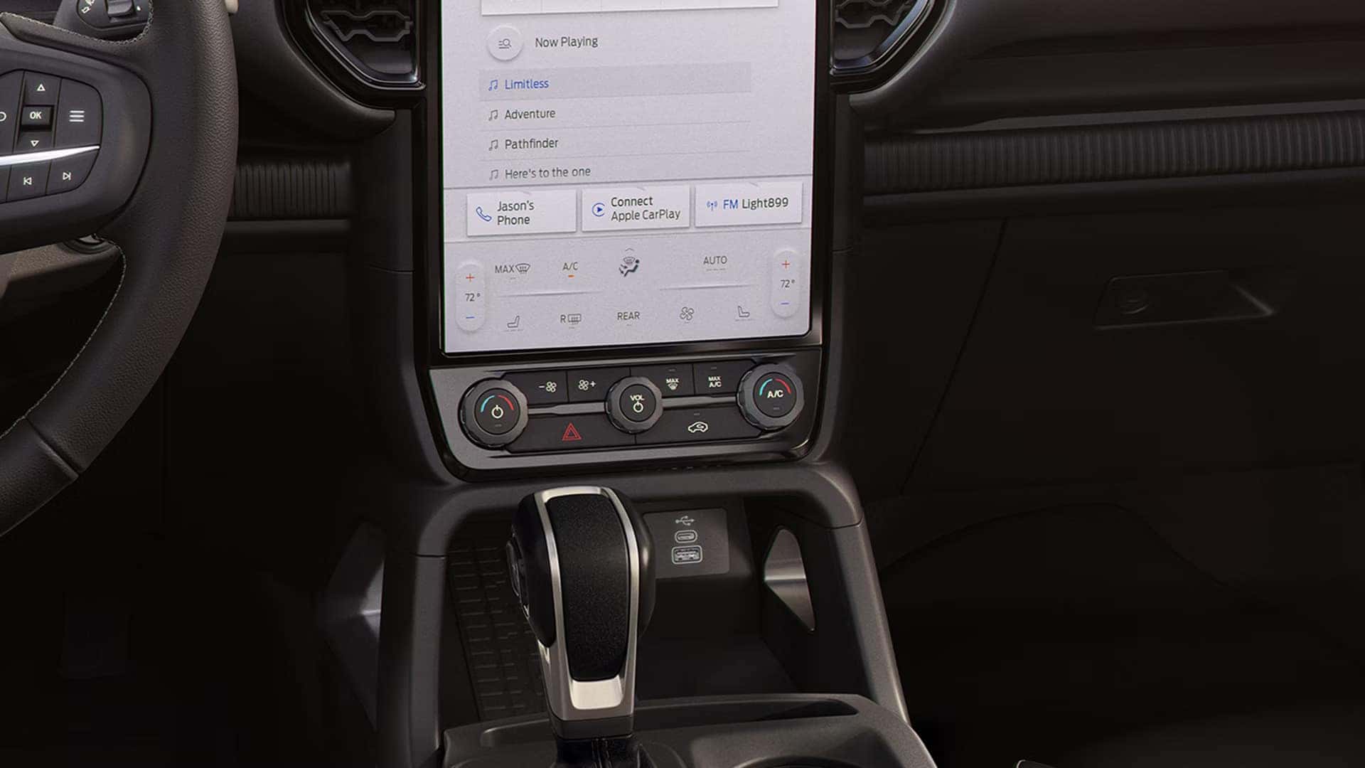 2026 Ford Ranger SYNC 4A touchscreen technology