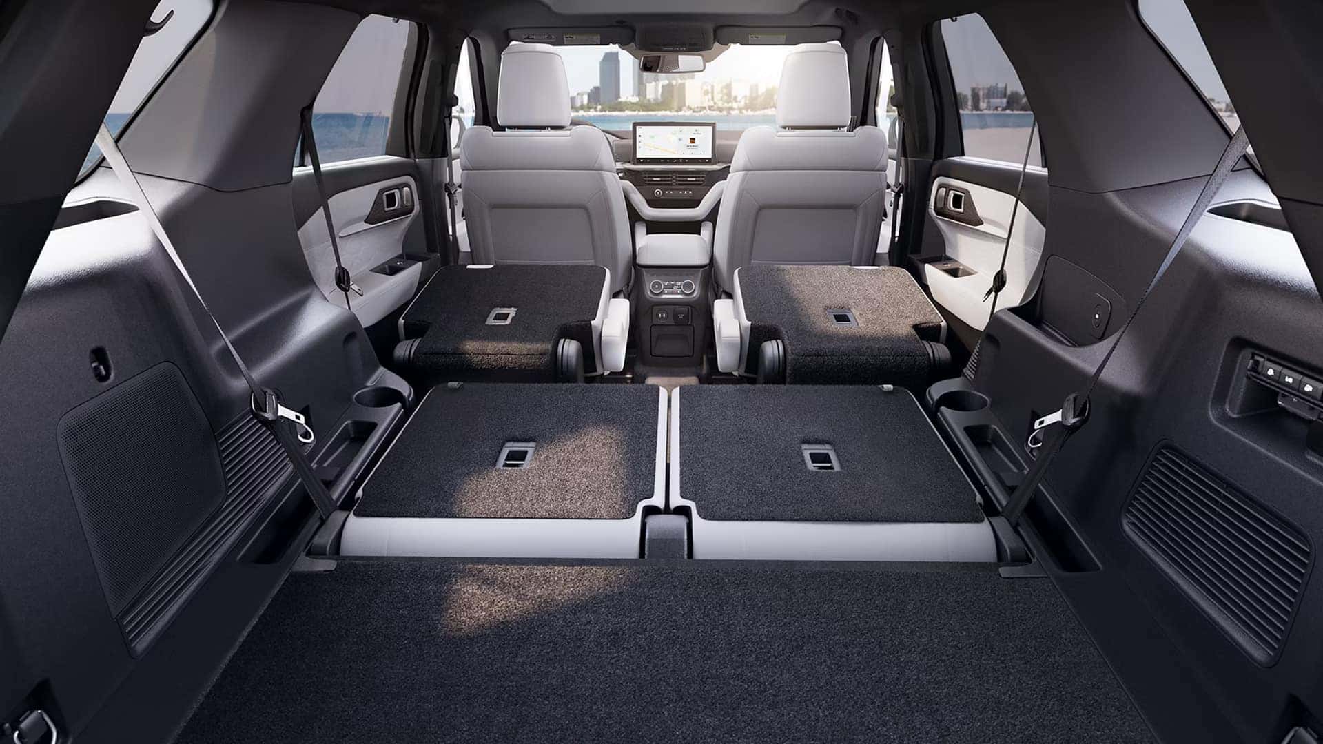 2027 Ford Explorer third-row seating and cargo space