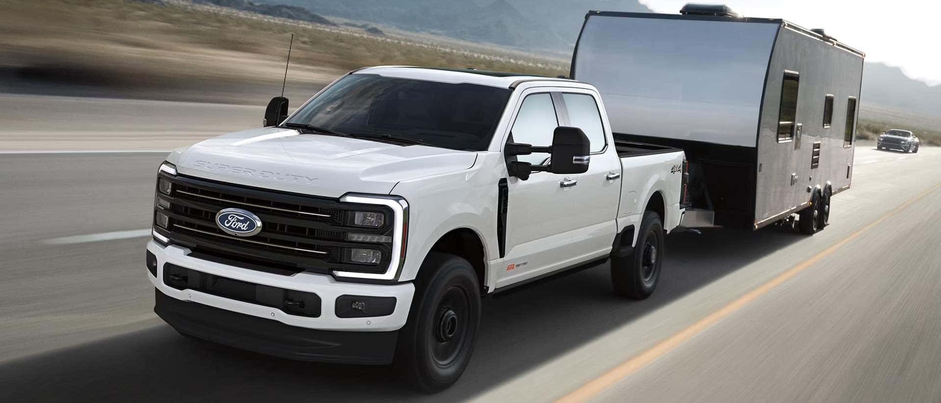 2027 Ford Super Duty towing and payload features by trim