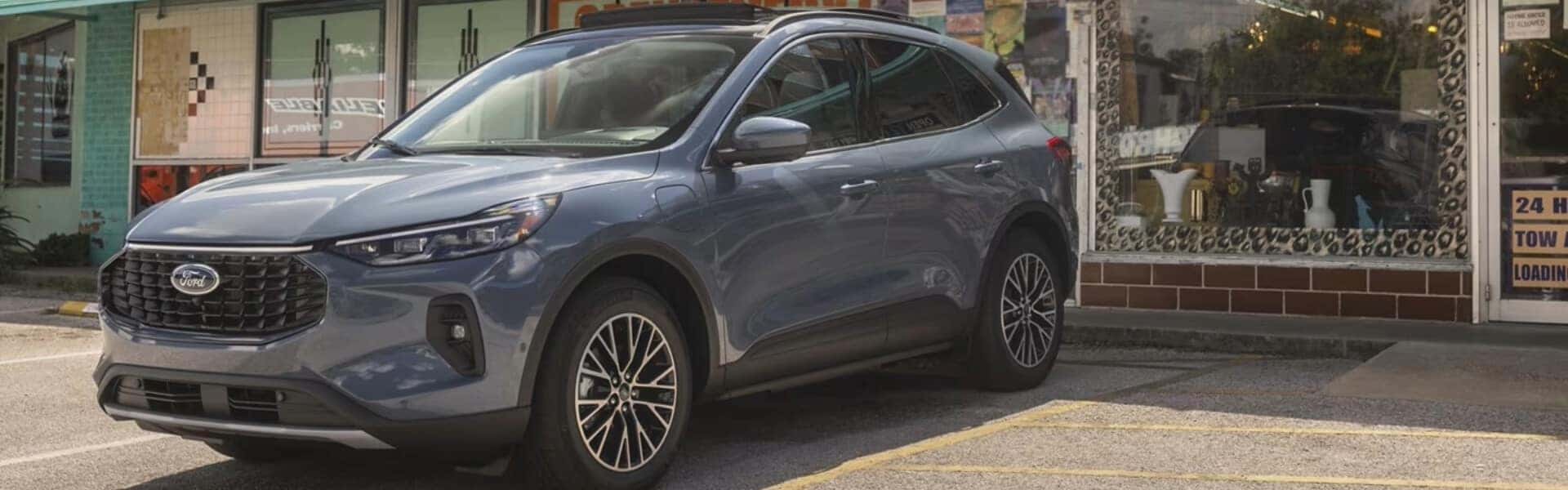 2024 Ford Escape Plug-in Hybrid, Parked Outside of a Diner