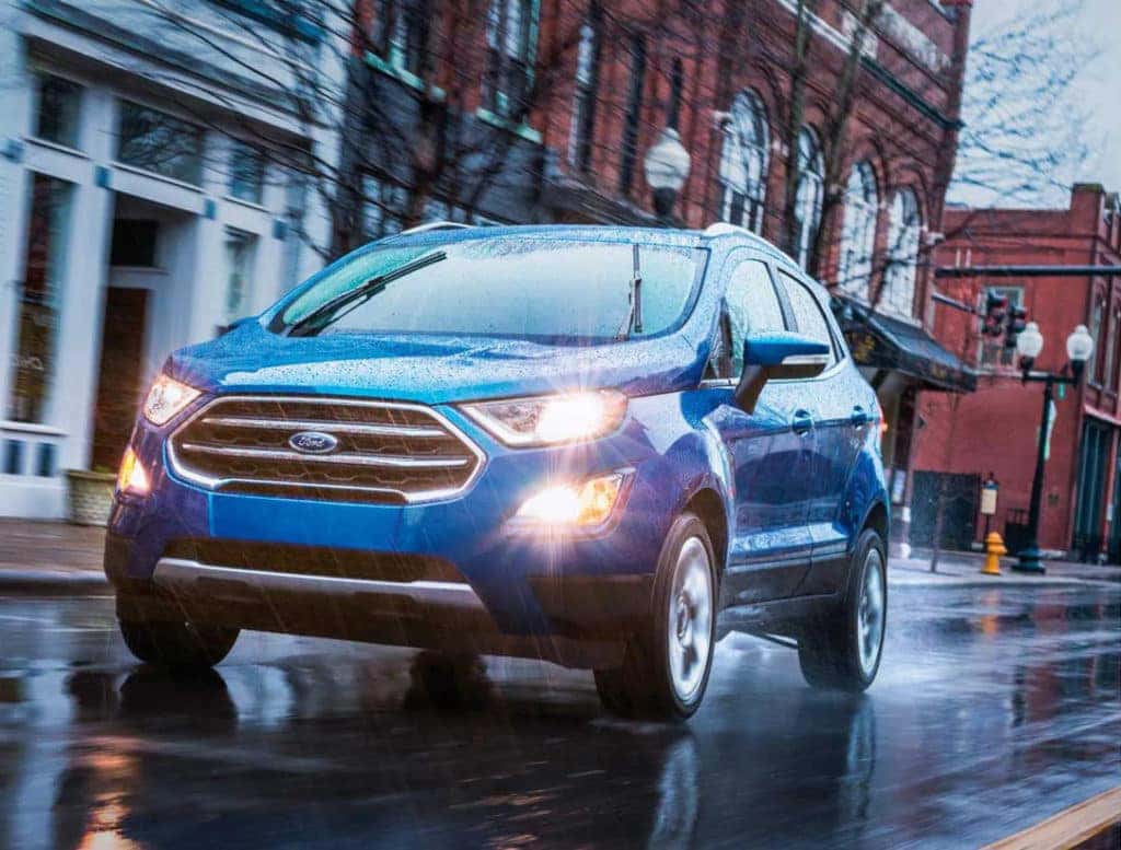 Ecosport driving in Rain