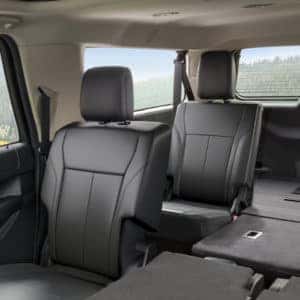 Seats folded down in Expedition