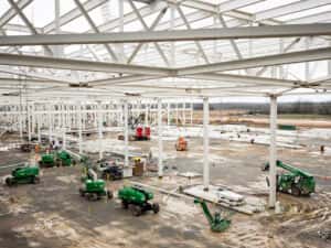 BlueOval City construction