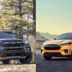 The Mustang Mach-E and Explorer receive good ratings from the IIHS