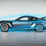 The Mustang GTD's powerful aerodynamic design