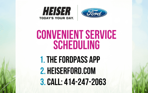 Heiser Ford Convenient Scheduling