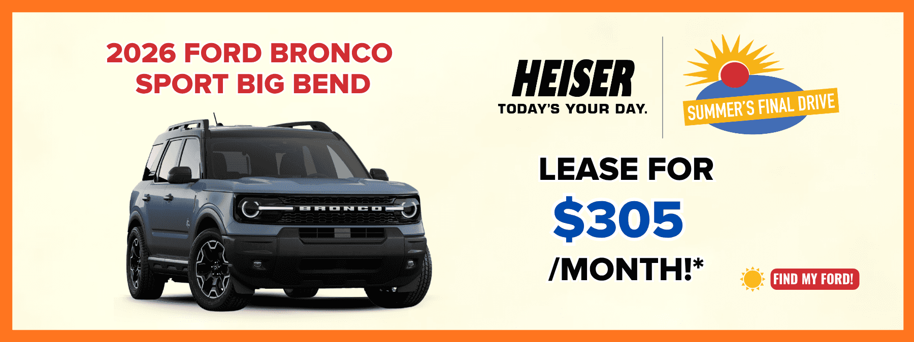 August 2026 Ford Bronco