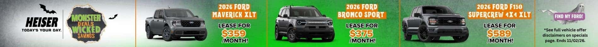 New Ford Vehicle Specials