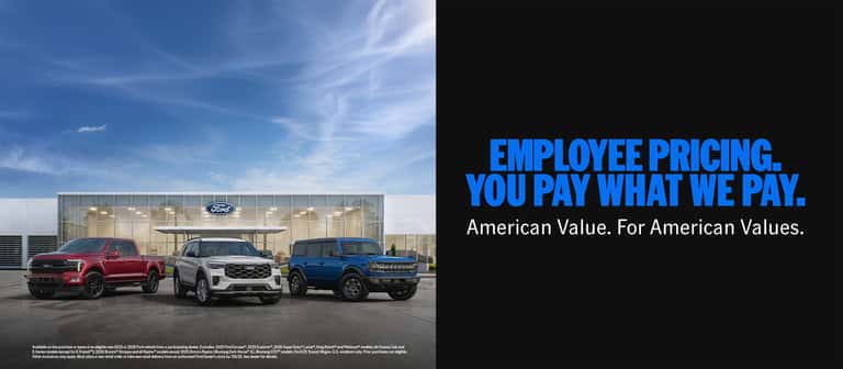 Ford Employee Price hero