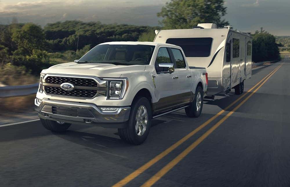 Ford F-150 towing camper Near Shrewsbury, MA | Ira Ford Auburn