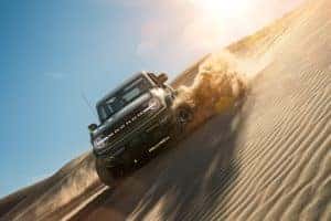 2022 Ford Bronco on sand dune