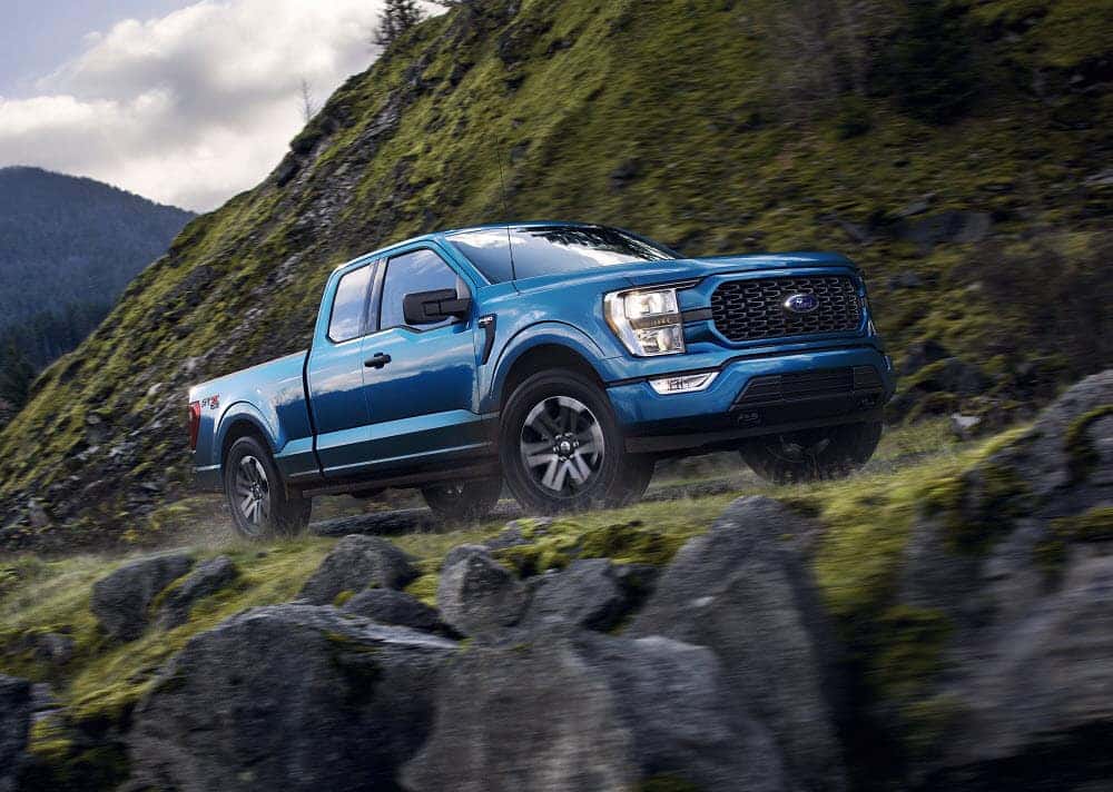 Ford F-150 driving uphill Near Auburn, MA | Ira Ford Auburn
