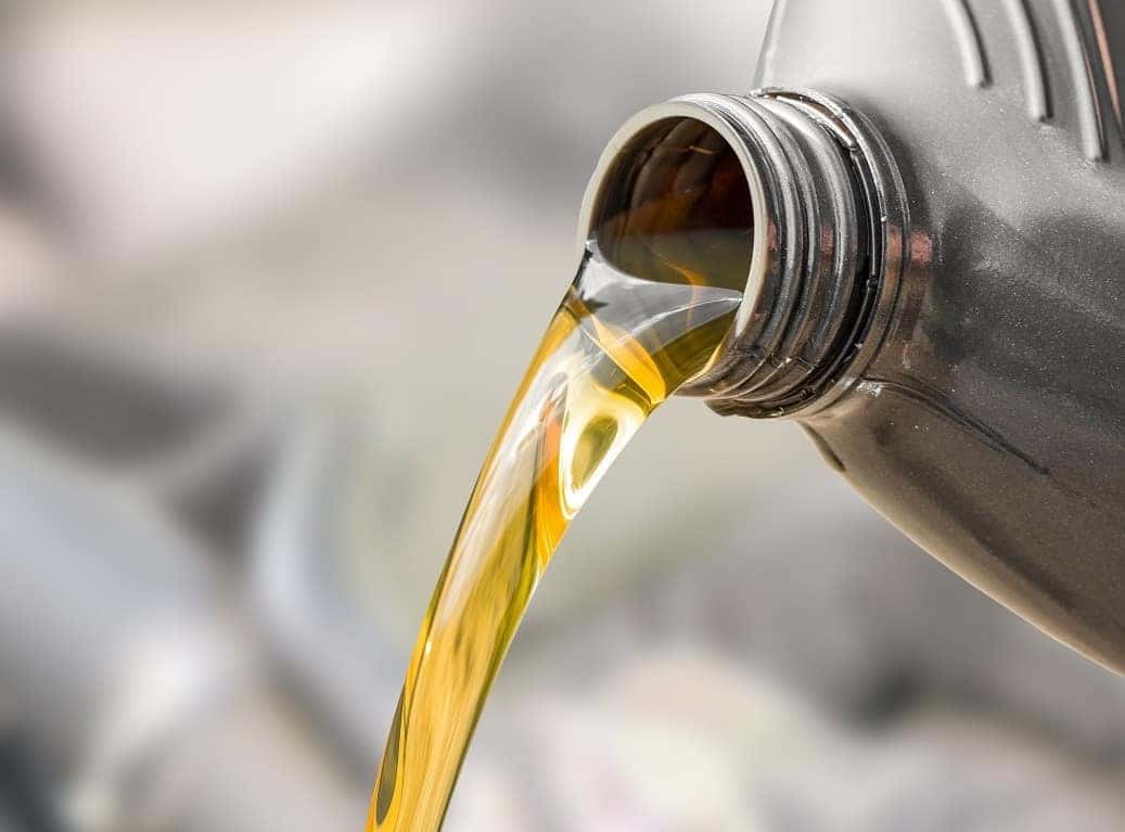 Motor Oil Pouring