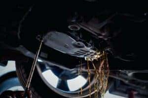 Car Leaking Oil 