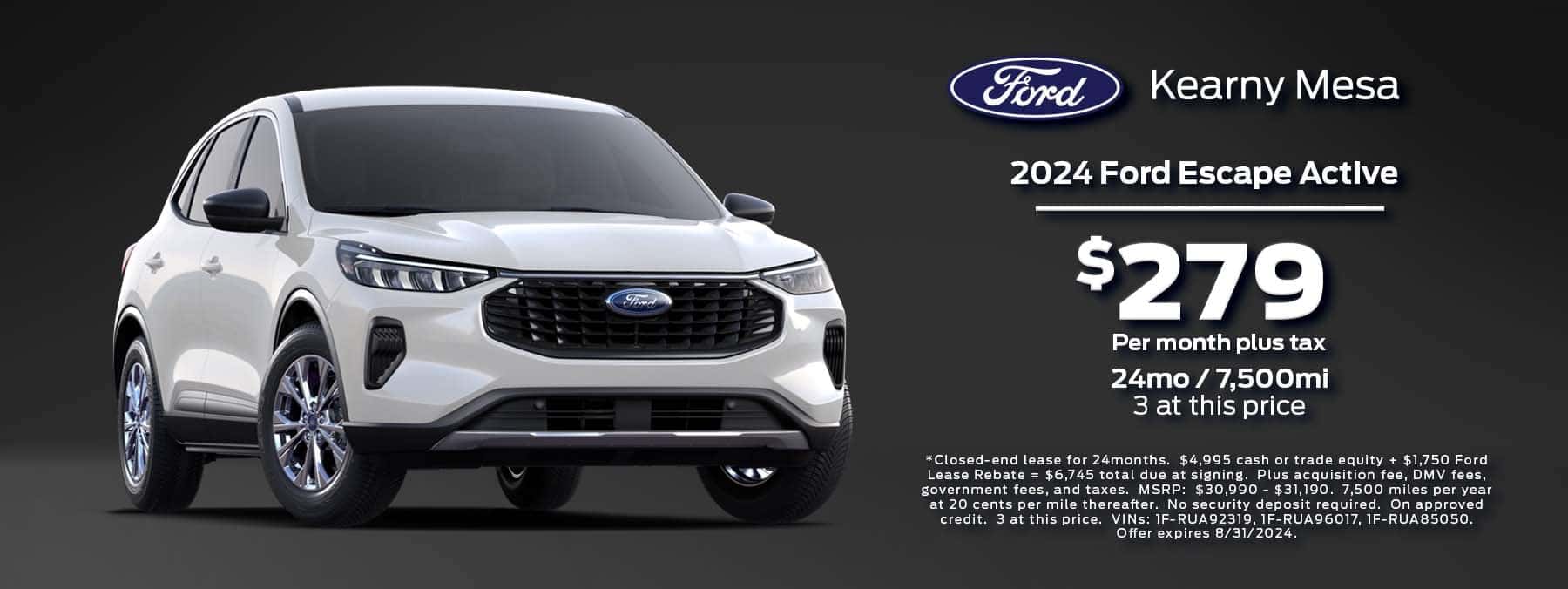 Ford Lease Deals Car Lease San Diego Ford Dealer