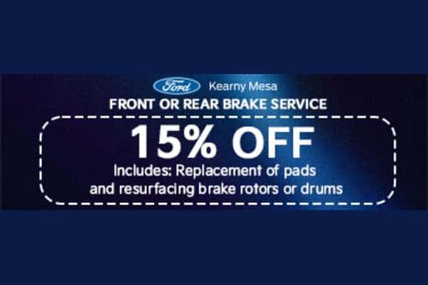 Front or Rear Brake Service