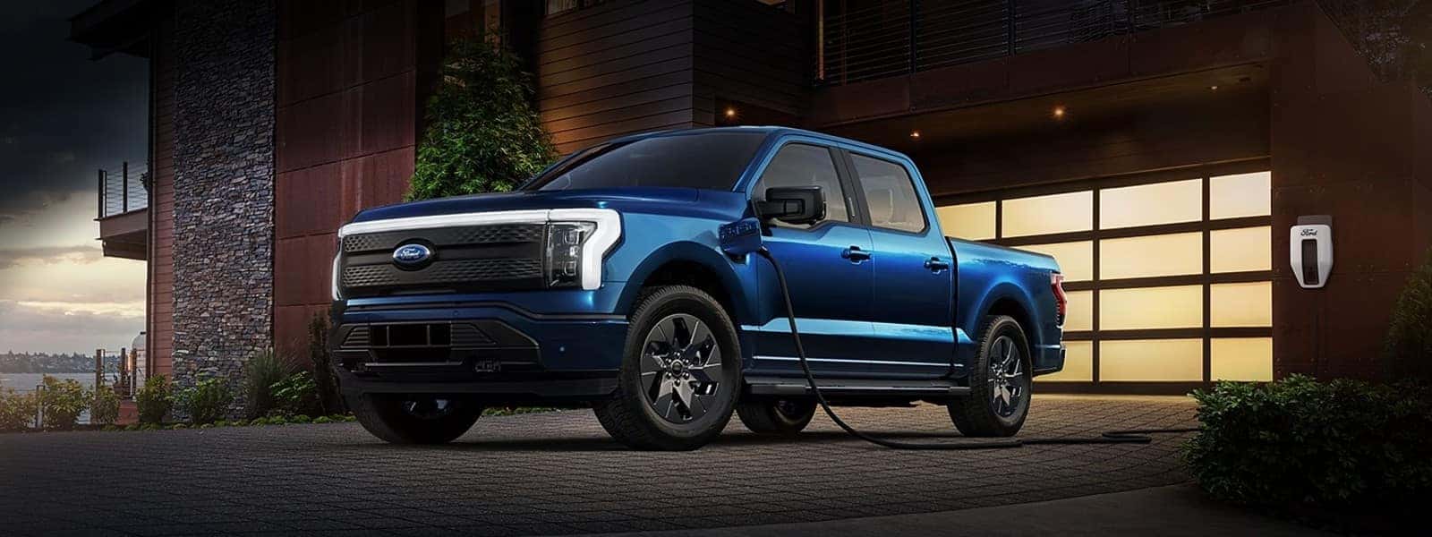 2023 Ford F-150 Lightning charging at home