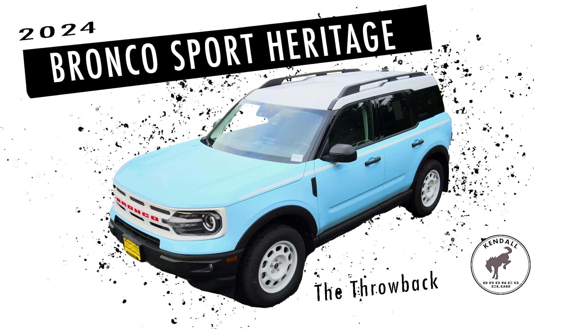 Drive in Style in a 2024 Ford Bronco Sport Heritage Kendall Ford of