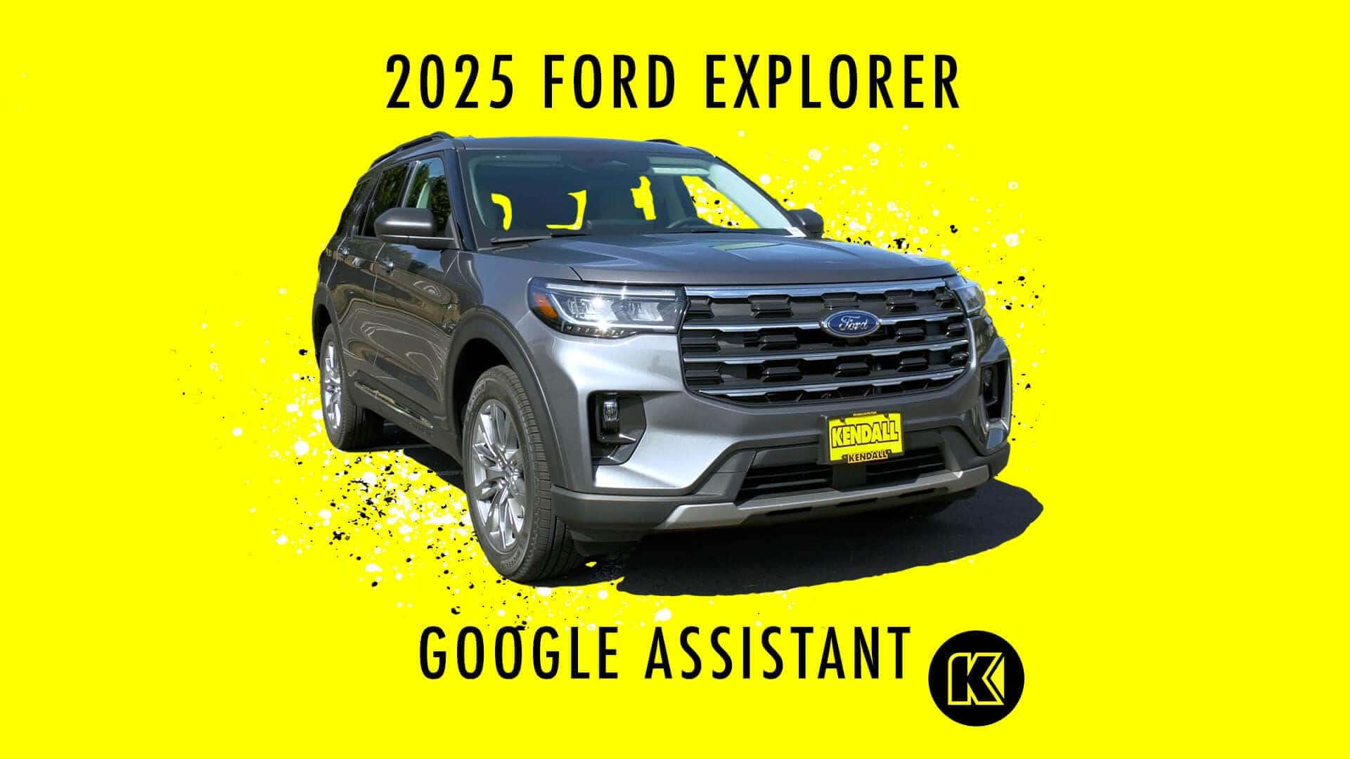 Google Assistant in the 2025 Ford Explorer Active Kendall Ford of Eugene