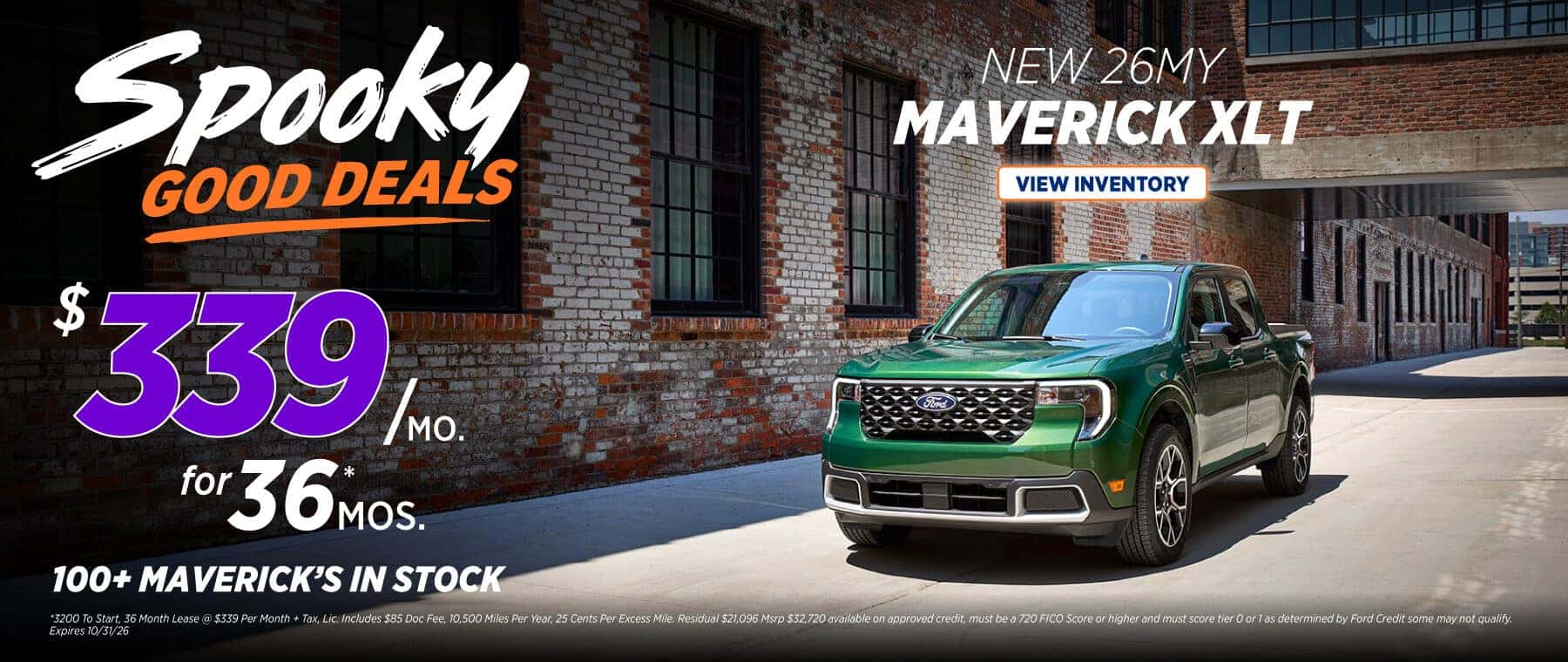 26_OCT_Spooky-Good-Deals_Campaign_MAIN_Maverick