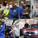 Ford automaker factory collage
