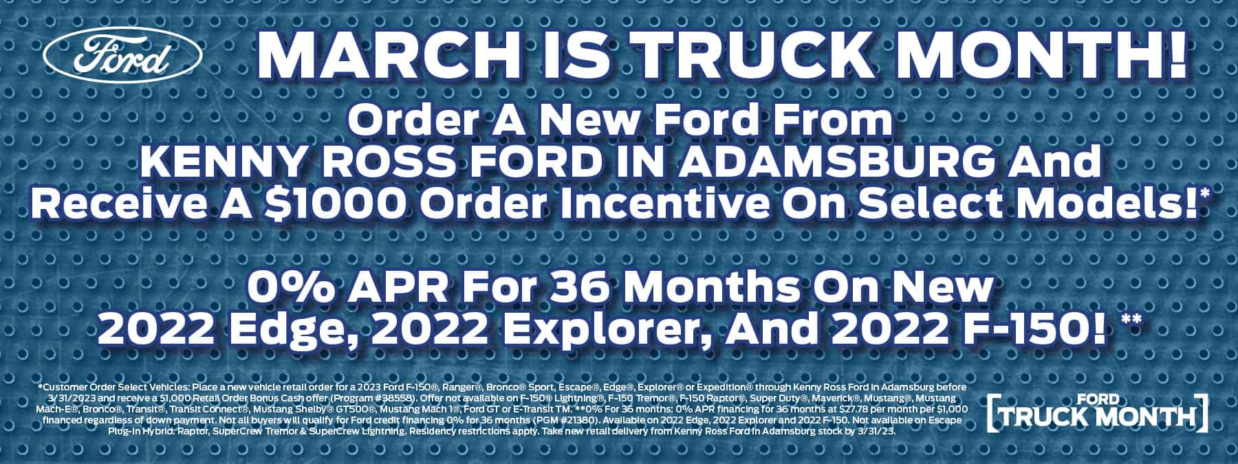 Ford Truck Month!