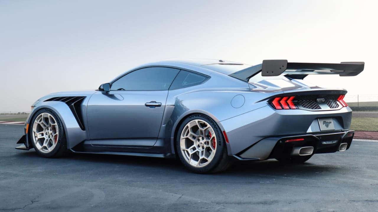 Blue Ford Mustang GTD Sports Car