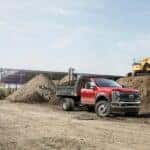 Red Ford F250 Truck Dirt