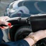 Black Vehicle Black Ford Charger Women Hands