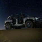Silver Ford Bronco SUV