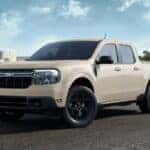 White Ford Maverick Pickup Truck