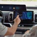 2025 Ford Expedition with the Navigation on the