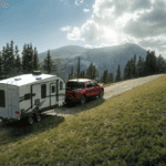 2026 Ford Maverick in red traveling