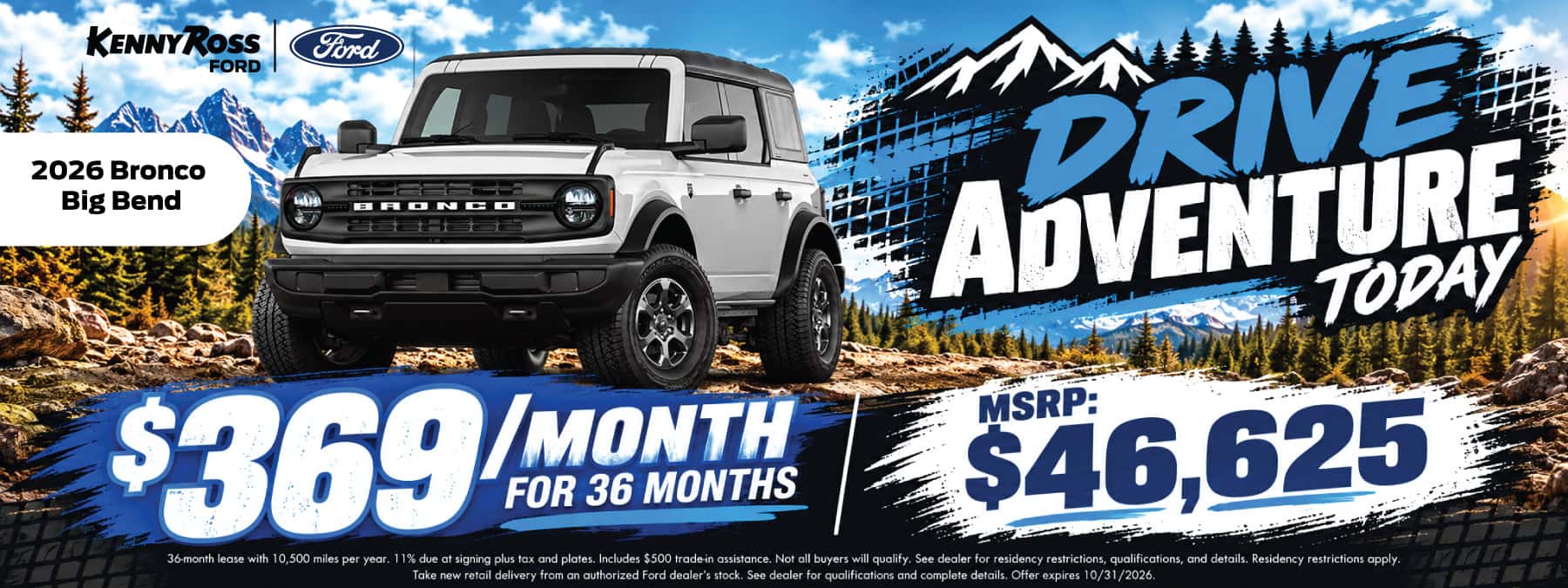 Kenny Ross Ford October Specials