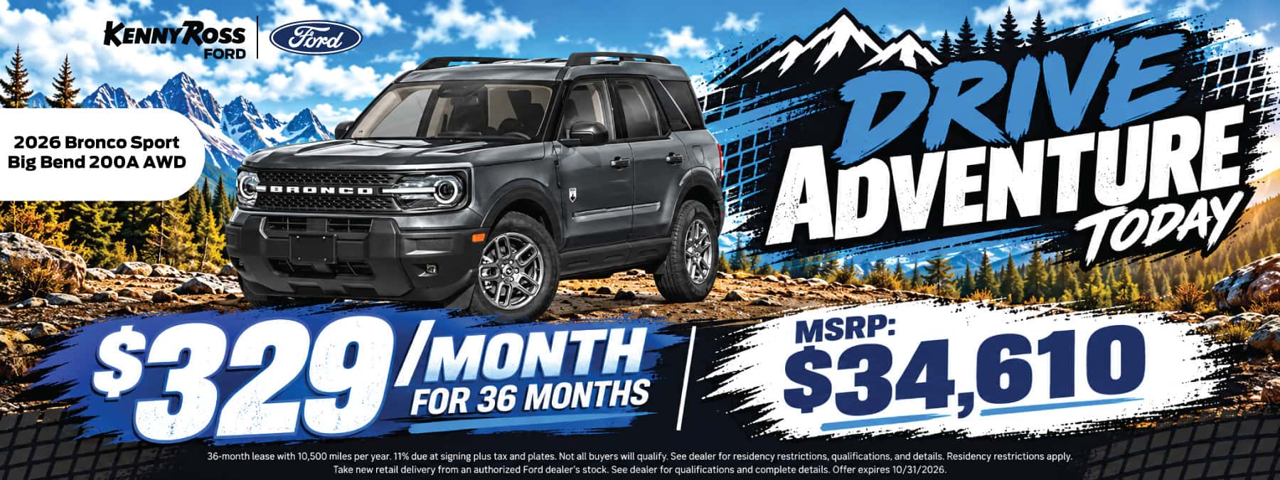 Kenny Ross Ford October Specials