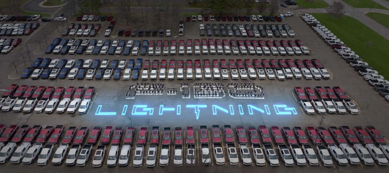 Ford American Flag Employees Lightning