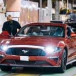 Orange Mustang in Factory, Factory worker
