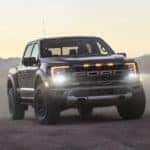 Black Ford F150 Raptor Pickup Off Road