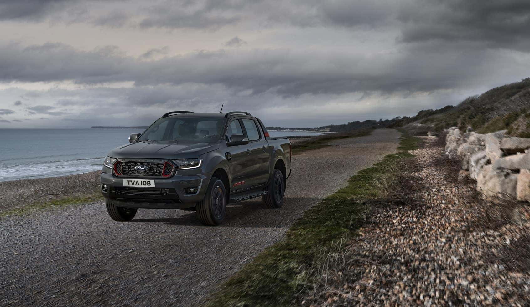 Gray Ford Ranger Thunder Pickup Open Water
