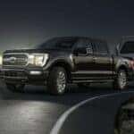 Black Ford F Series Night Tow Trailer