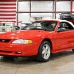 Red Ford Mustang Sports Car Car Garage Vehicles