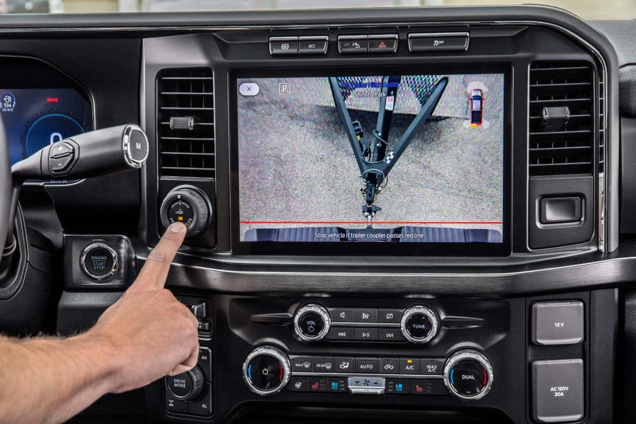 Ford Supe Duty Infotainment System Buttons