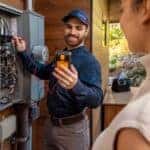 Man Woman Circuit Breaker Wood Tools