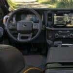 Black Ford F-150 Interior