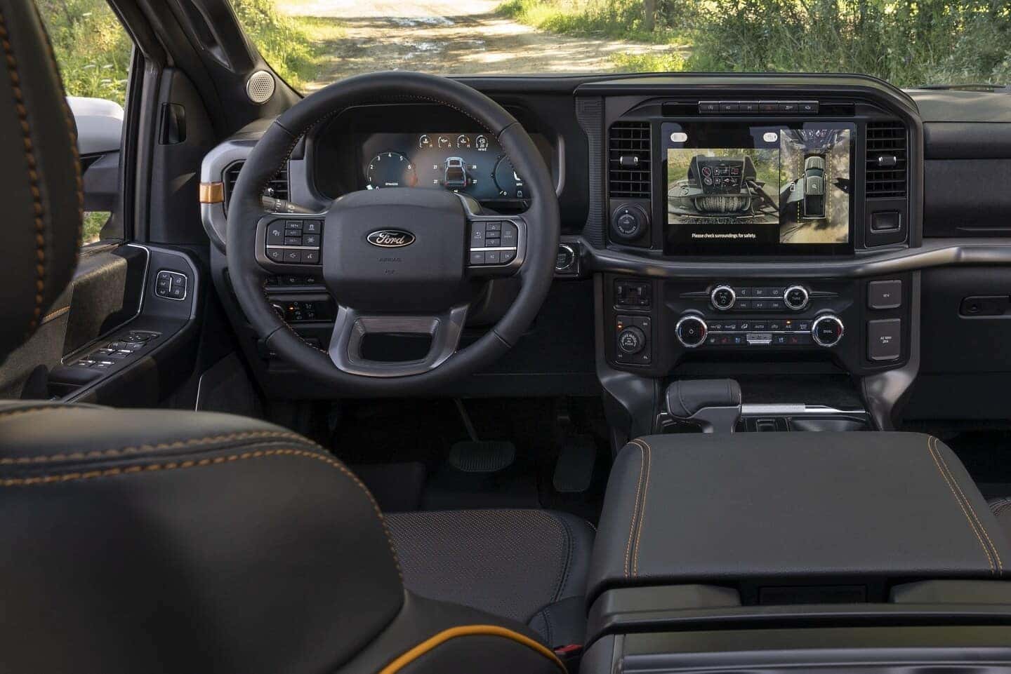 Black Ford F-150 Interior